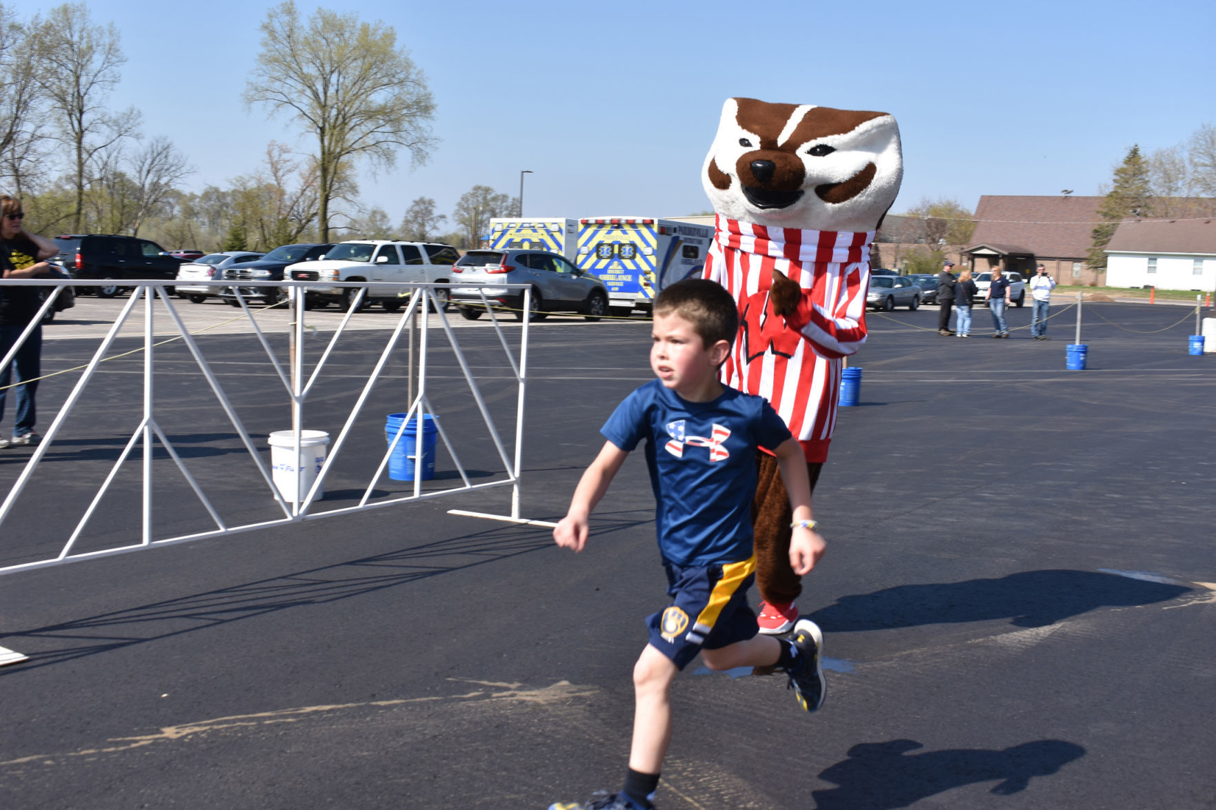 Bucky on the run
